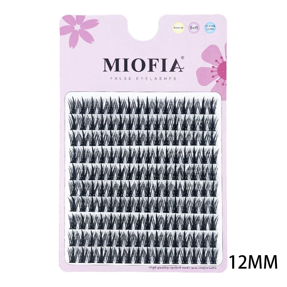 160 Bunches Eyelash Individual Eyelash Cluster Natural Eyelash Extension