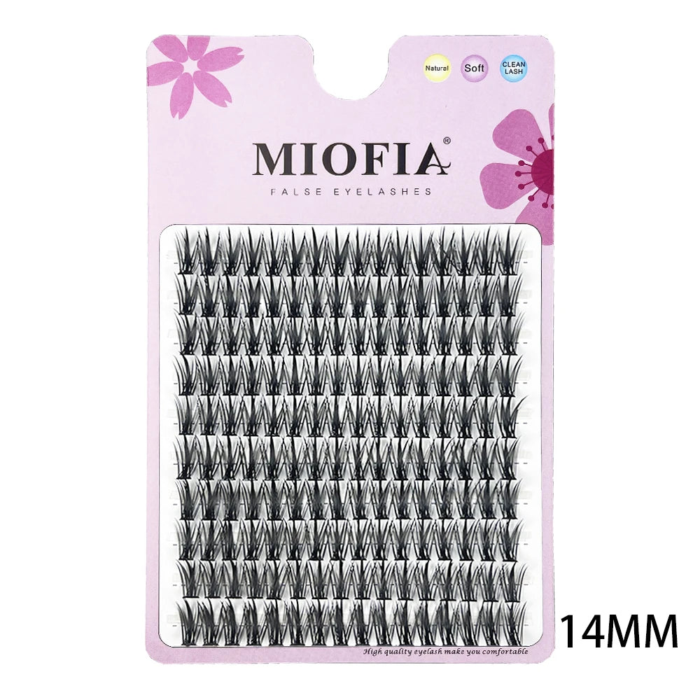 160 Bunches Eyelash Individual Eyelash Cluster Natural Eyelash Extension