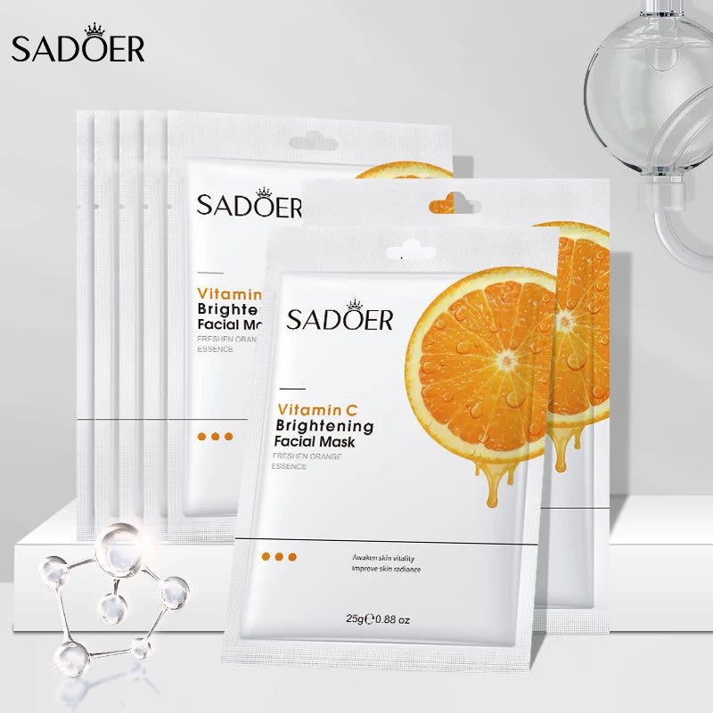Vitamin C facial Mask Remove Blackheads Shrink Pores Whitening Skin Soothing