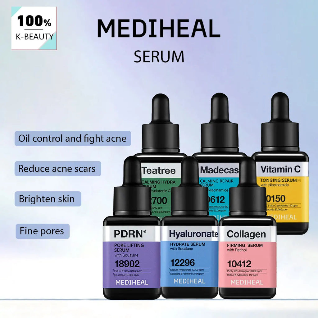 MEDIHEAL Serum,Breathable Formula,Leaves Skin Feeling Soft,Comforting Skin Sensation,Korean Skincare,K-Beauty,Korean Makeup