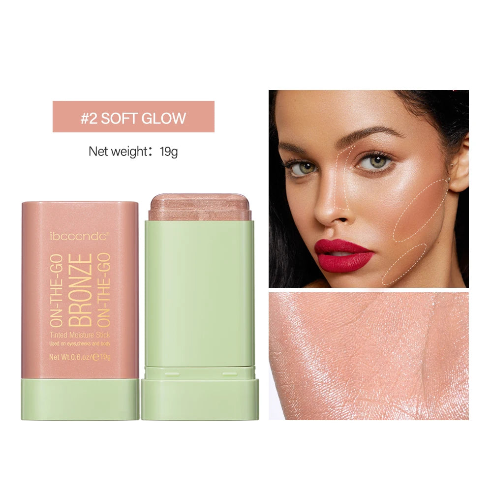 Make Up Functional Blush Stick Easy Color Rouge Blusher Cream Waterproof