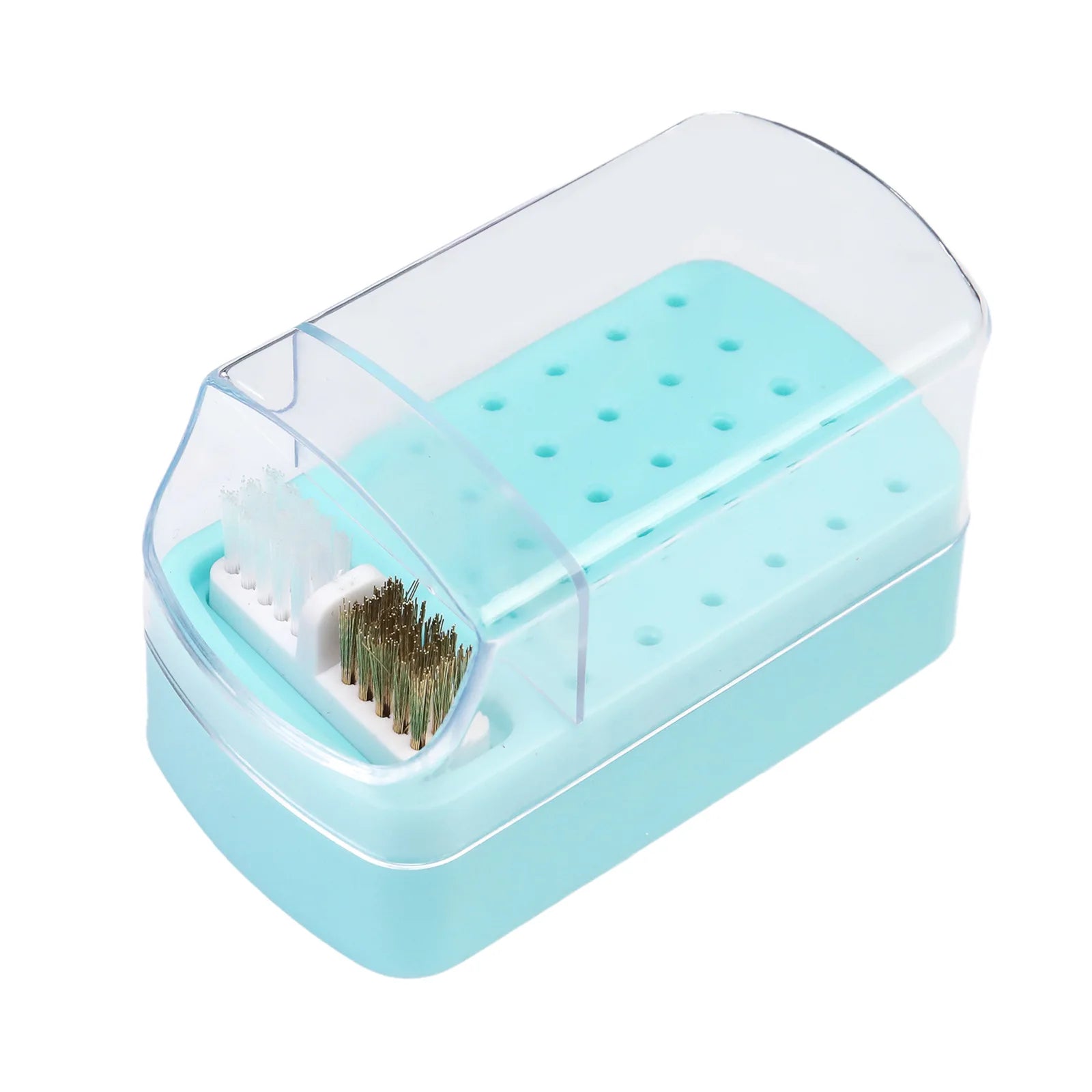 30 Holes Nail Polish Head Organizer Acrylic Portable Professional