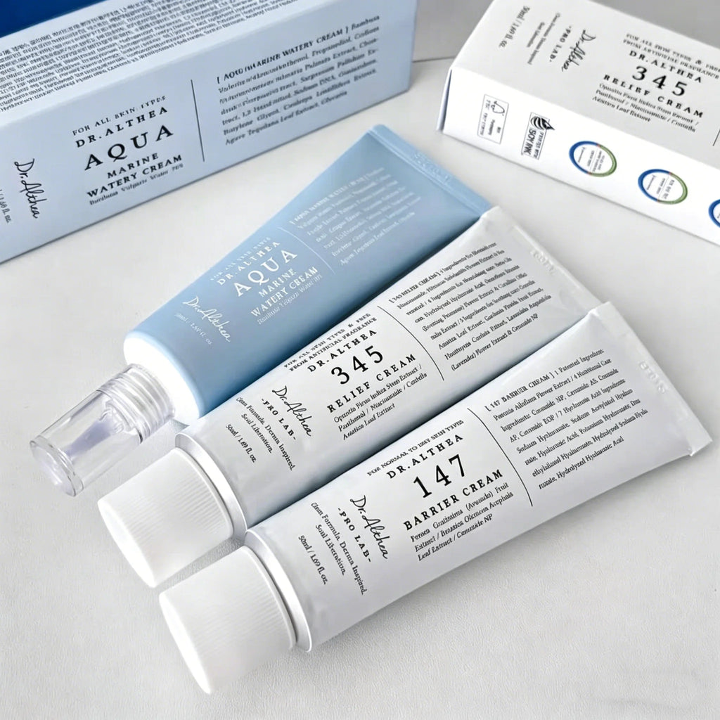 Korean Skincare 345 Relief Cream 50ml Moisturizing Face Cream Soothing