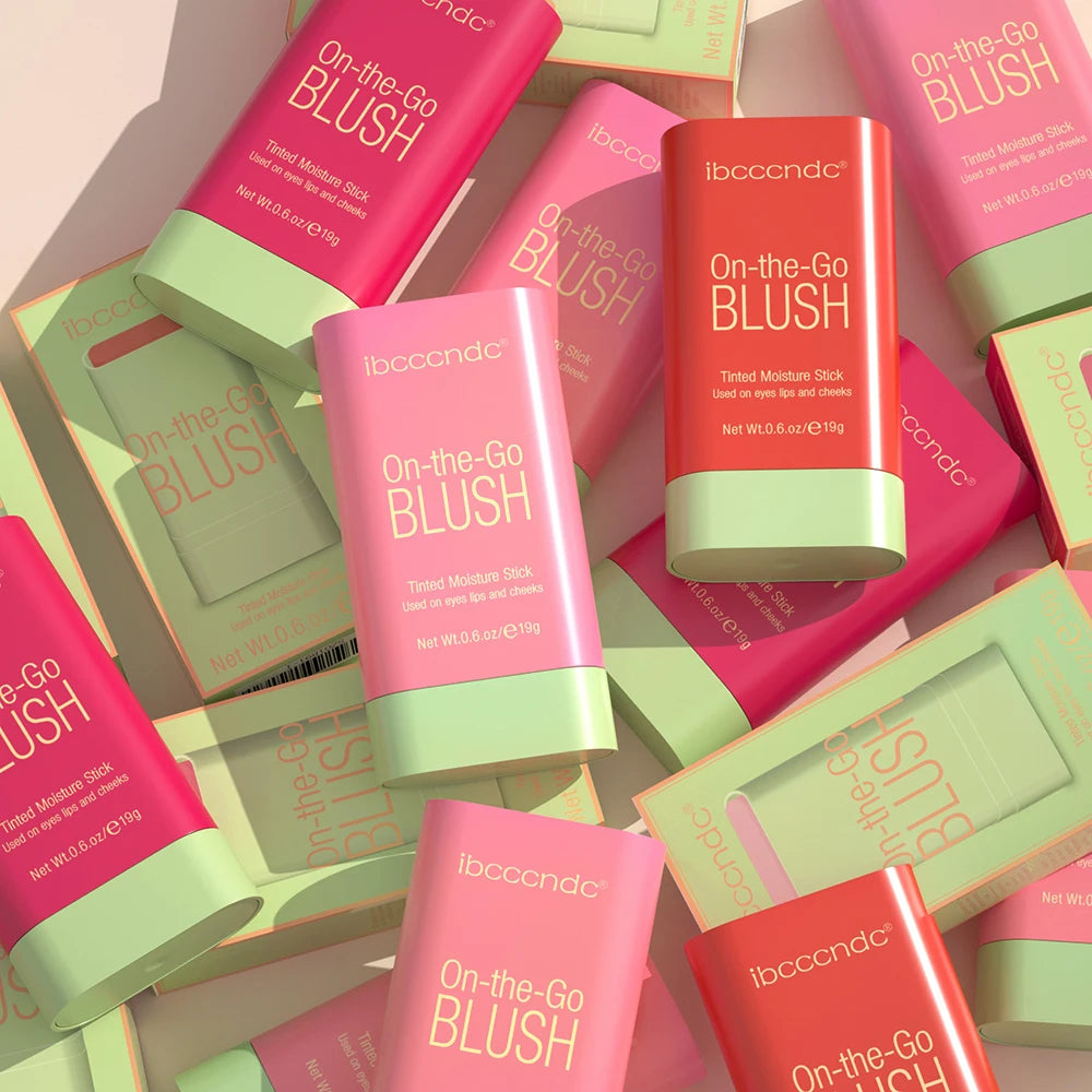 Make Up Functional Blush Stick Easy Color Rouge Blusher Cream Waterproof