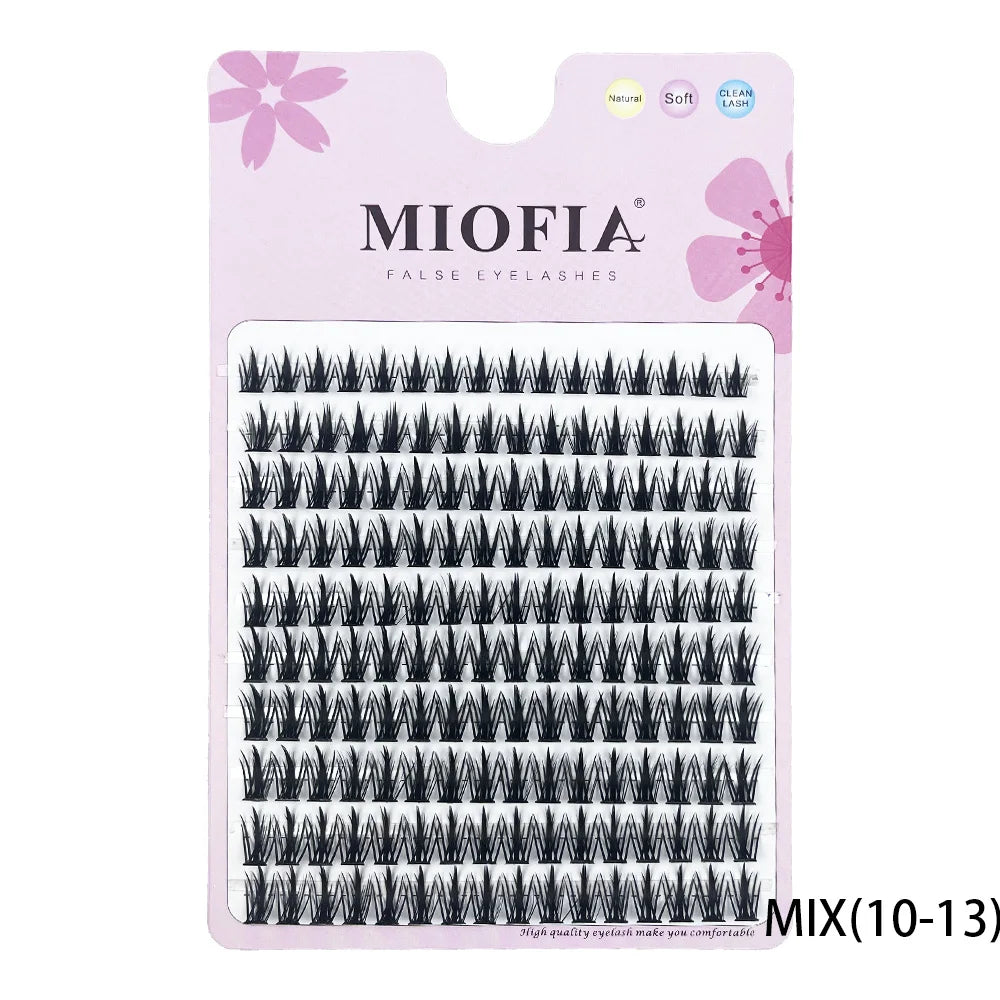 160 Bunches Eyelash Individual Eyelash Cluster Natural Eyelash Extension