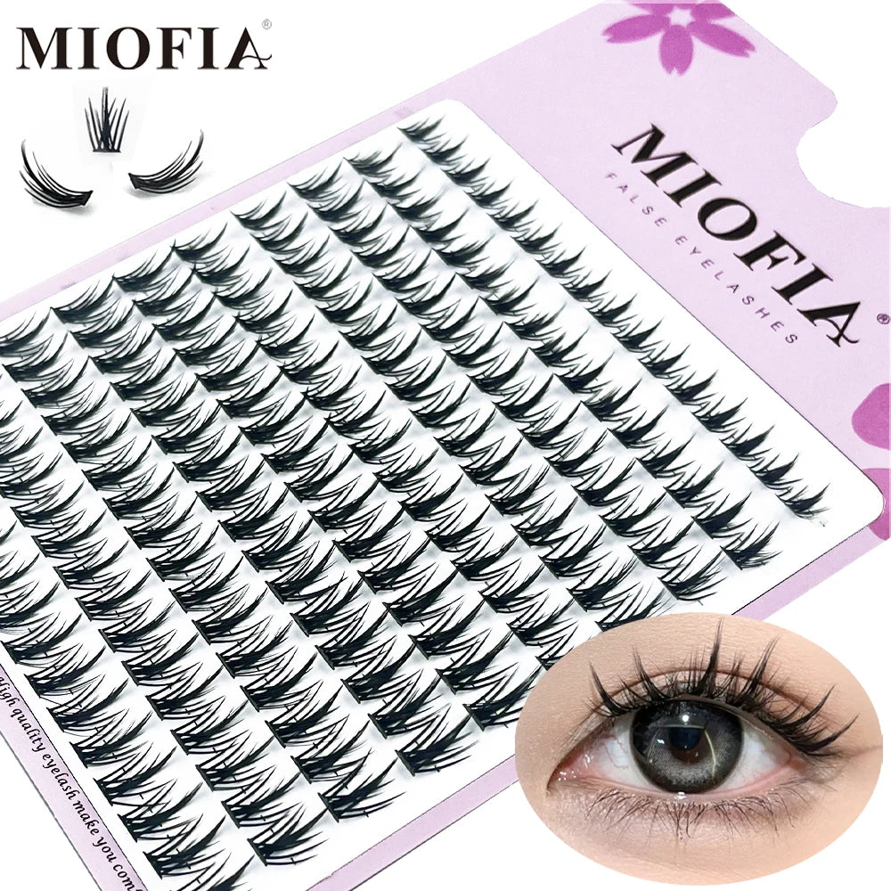 160 Bunches Eyelash Individual Eyelash Cluster Natural Eyelash Extension