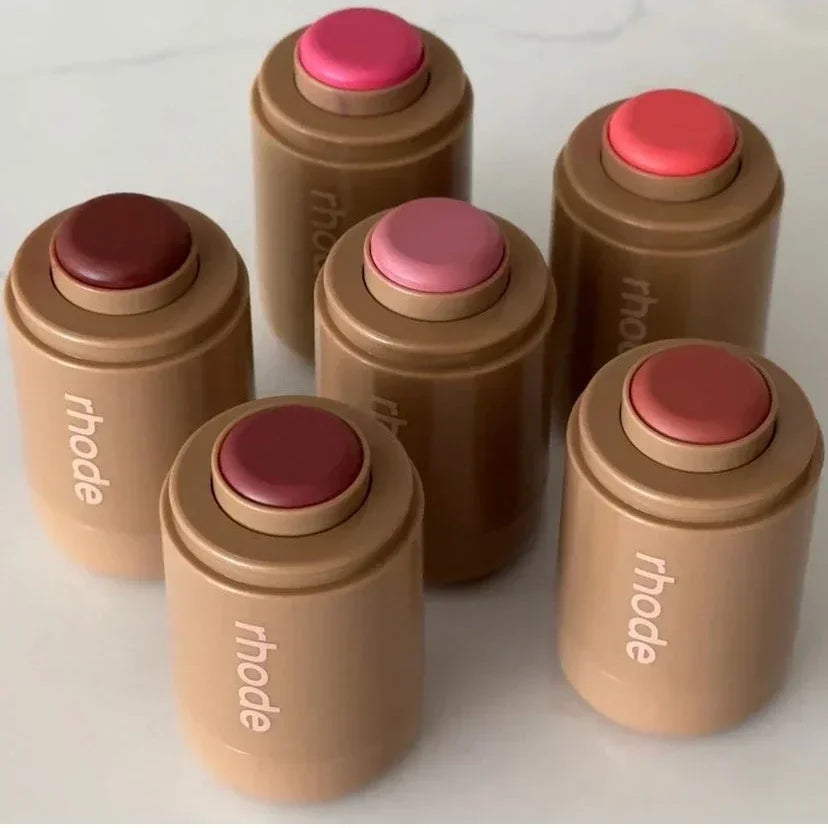 Makeup Blusher Rouge Powder Pocket Blush Lipstick Cheek Hydrating Stick