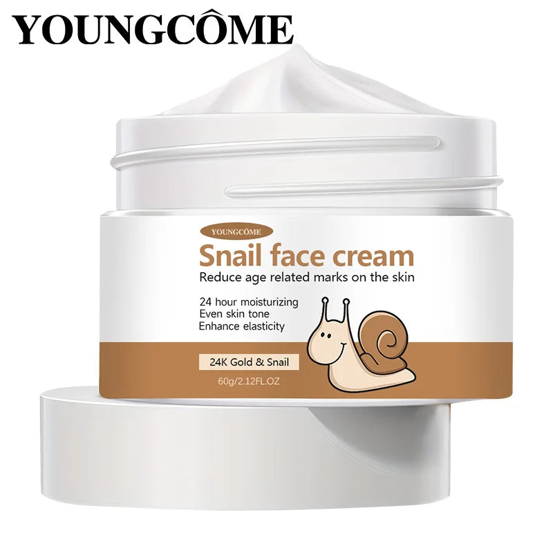 Korean Snail Essence Cream Collagen Anti Wrinkle Facial Skin Care Moisturizing
