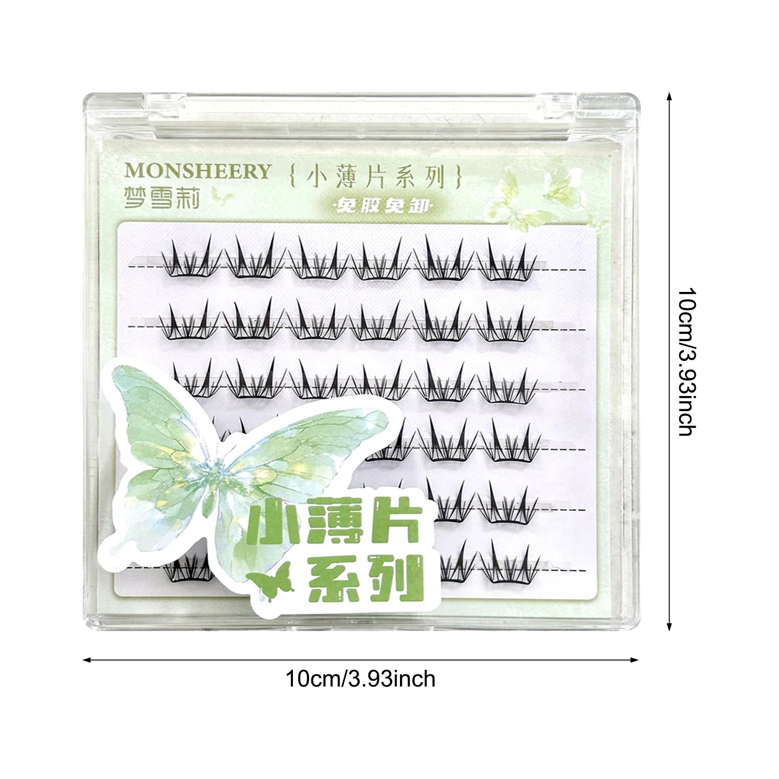 Natural Cosplay False Eyelashes No Glue Need Eyelash Clusters
