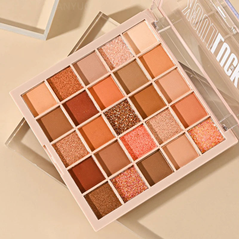 25 Color Professional Eyeshadow Palette Eye Glitter