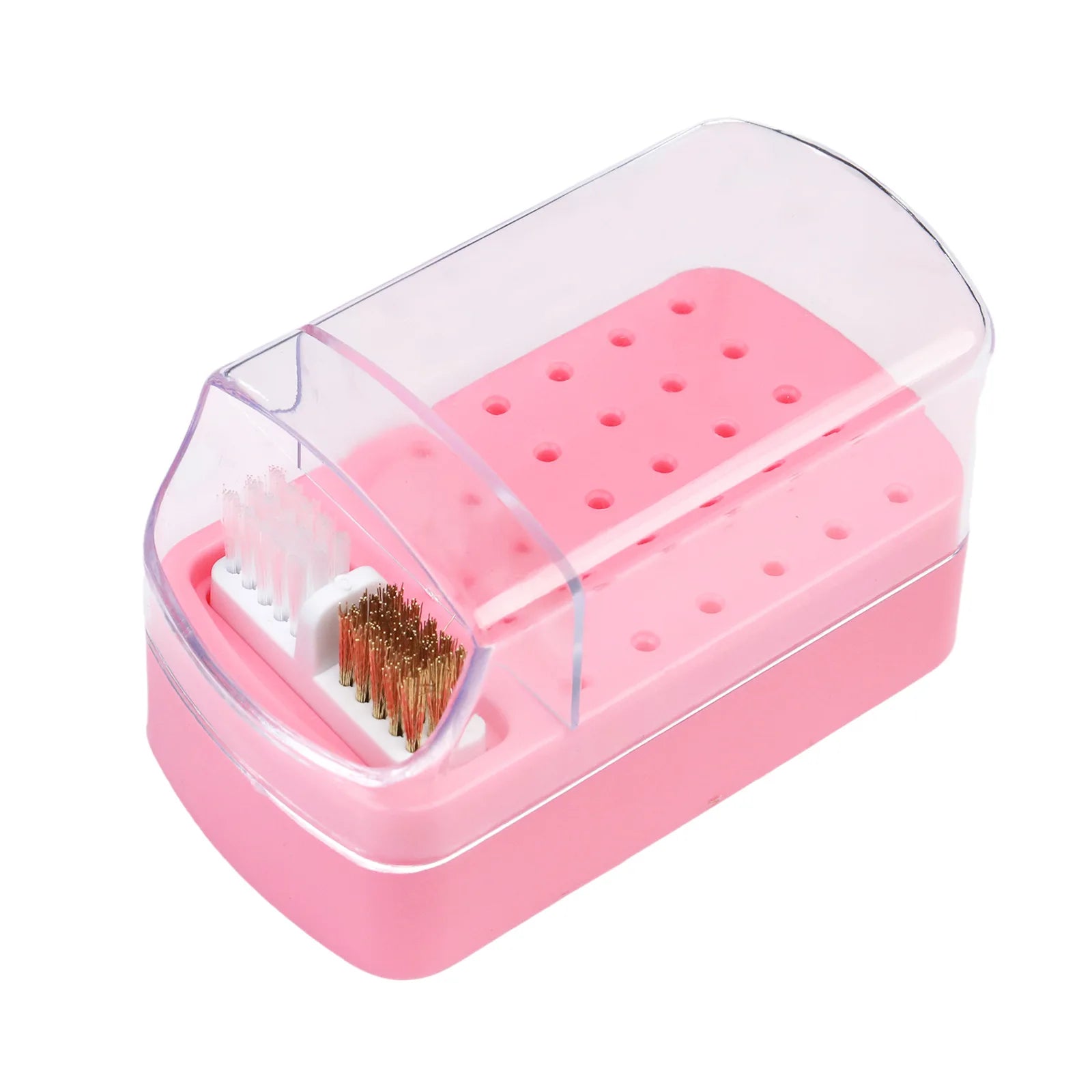 30 Holes Nail Polish Head Organizer Acrylic Portable Professional