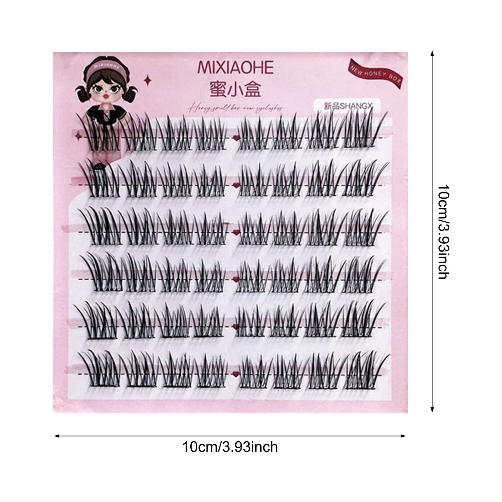 Natural Cosplay False Eyelashes No Glue Need Eyelash Clusters