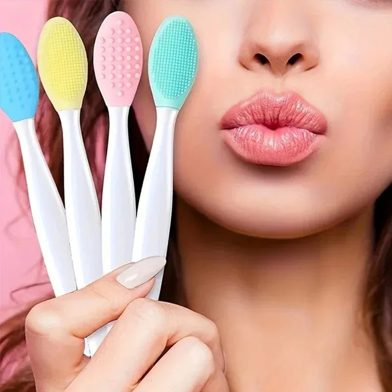 Beauty Skin Care Wash Face Double Sided Silicone Brush