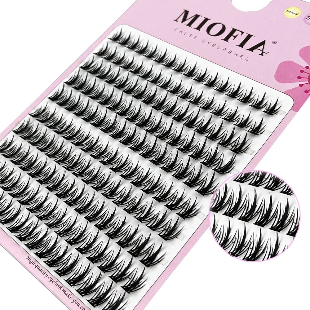 10 row anime lashes Cosplay lash natural wispy  Natural Mink Eyelashes