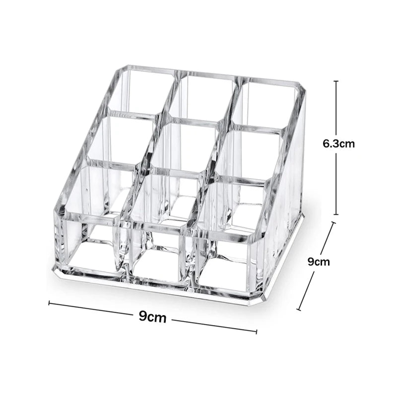 26 Holes Acrylic Nail Brushes Organizer Nail Art Kit Storage