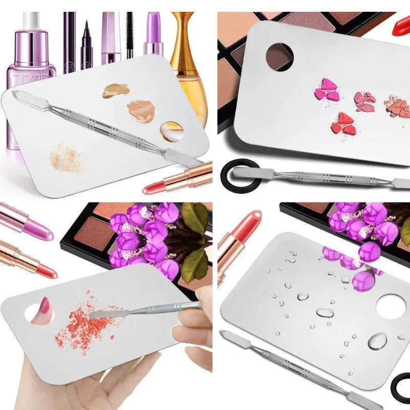Makeup Mixing Palette Kits Professional Eye Shadow Mixer Tool with Spatula
