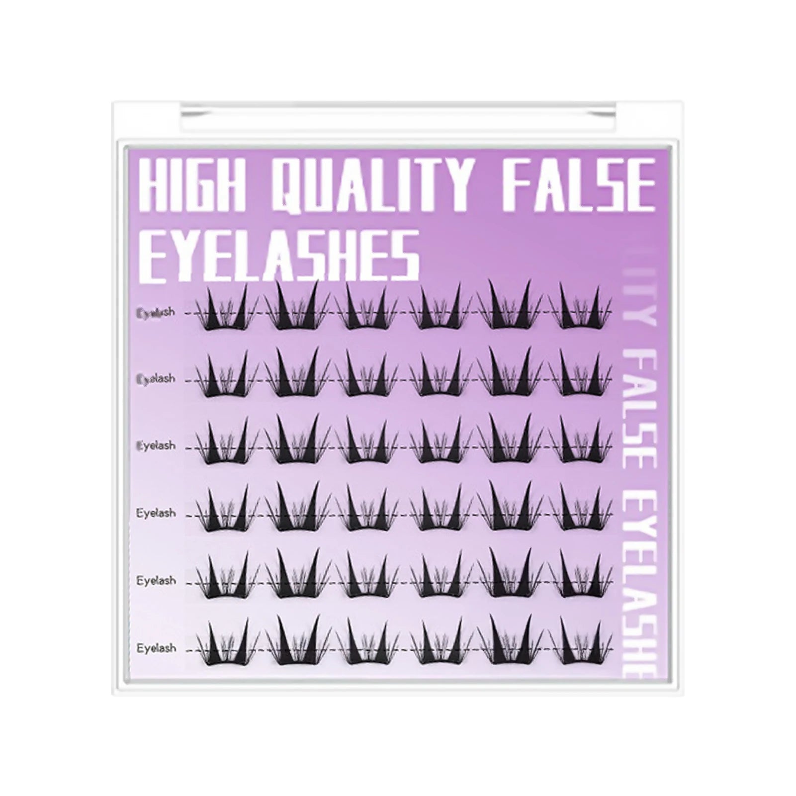 Natural Cosplay False Eyelashes No Glue Need Eyelash Clusters