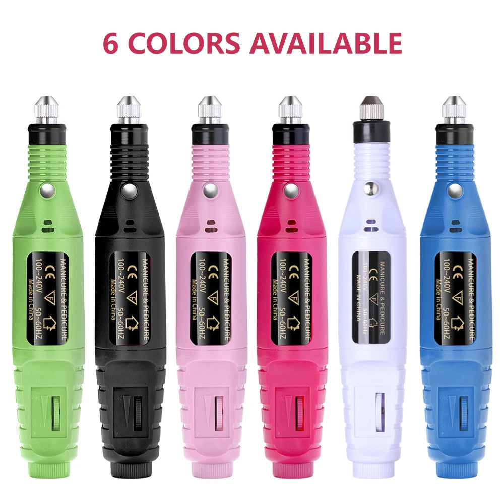 Electric Nail Drill Machine Set Pedicure Grinding Equipment Mill For Manicure