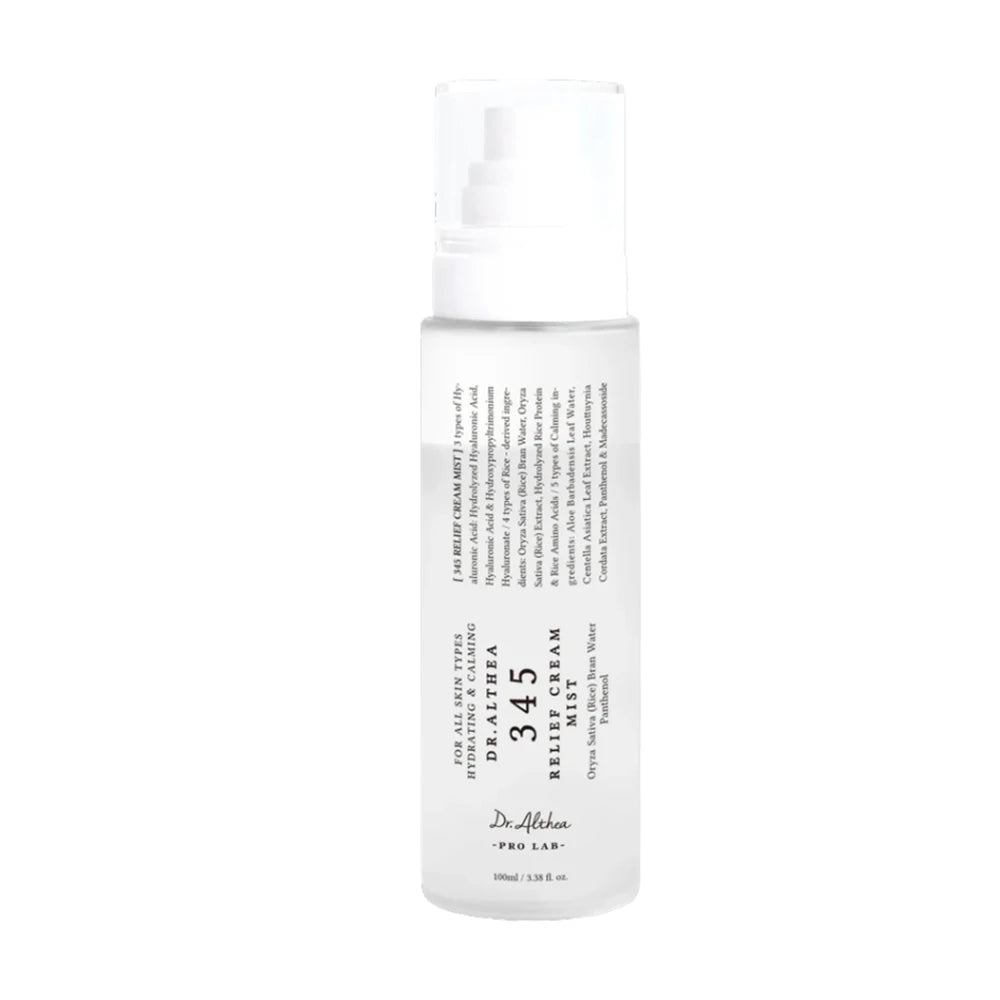 Korean Skincare 345 Relief Cream 50ml Moisturizing Face Cream Soothing