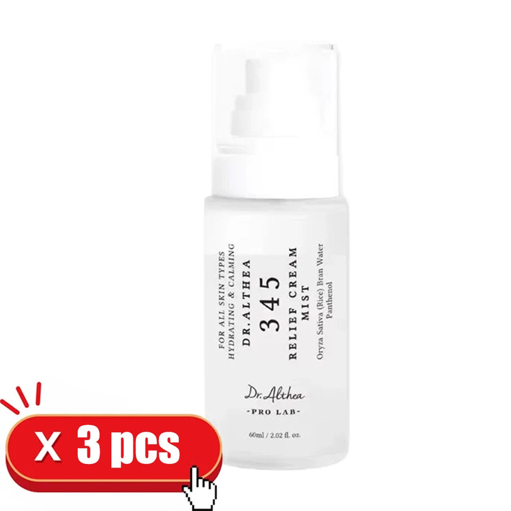 Korean Skincare 345 Relief Cream 50ml Moisturizing Face Cream Soothing
