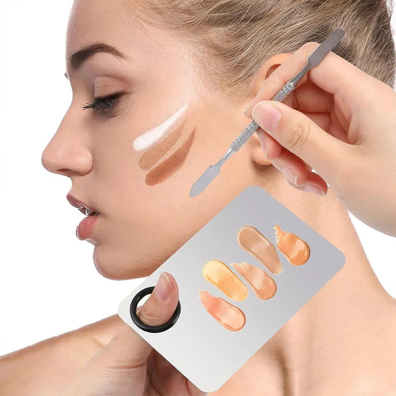 Makeup Mixing Palette Kits Professional Eye Shadow Mixer Tool with Spatula