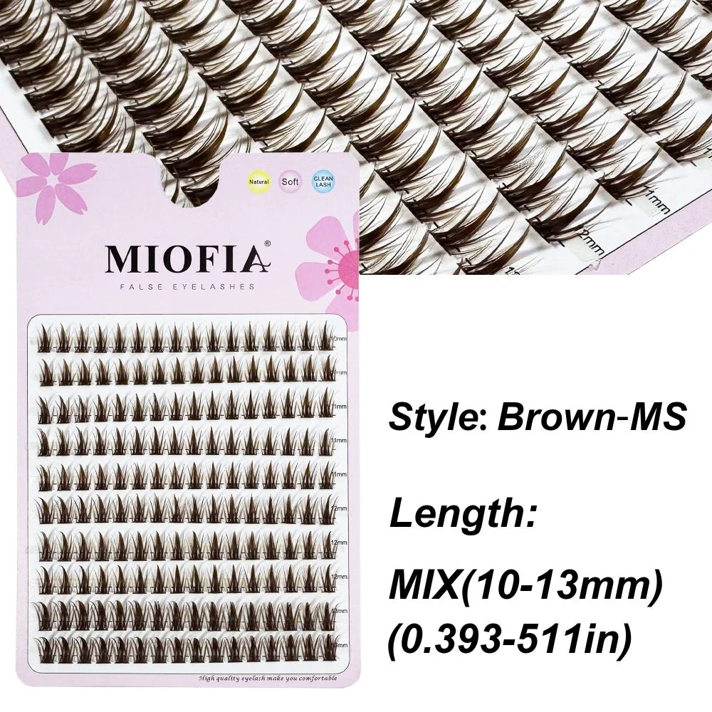 10 row anime lashes Cosplay lash natural wispy  Natural Mink Eyelashes