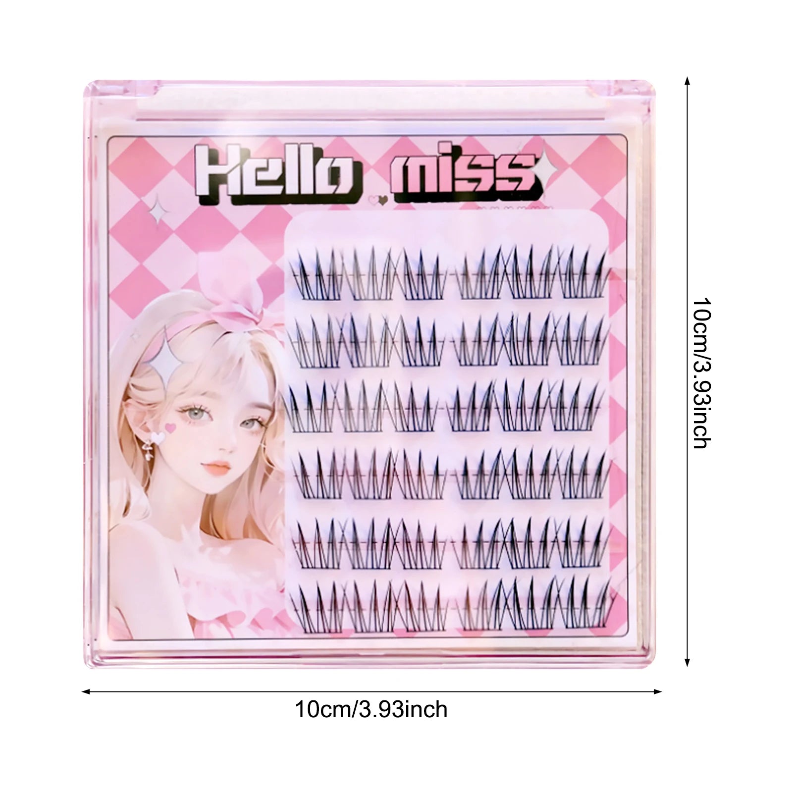 Natural Cosplay False Eyelashes No Glue Need Eyelash Clusters