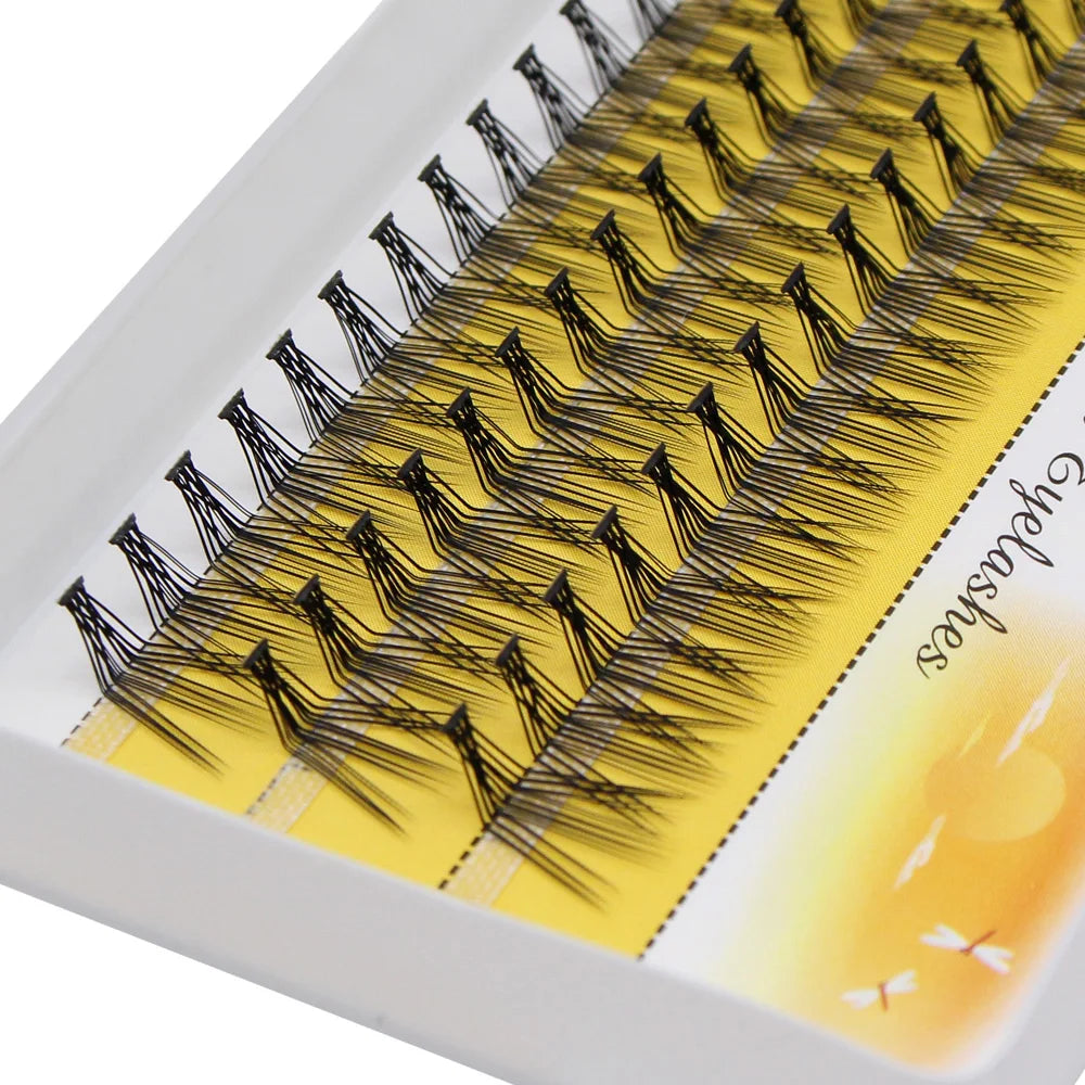 Super Bunch Curl Mink False Eyelash 60 Clusters Lashtray Makeup