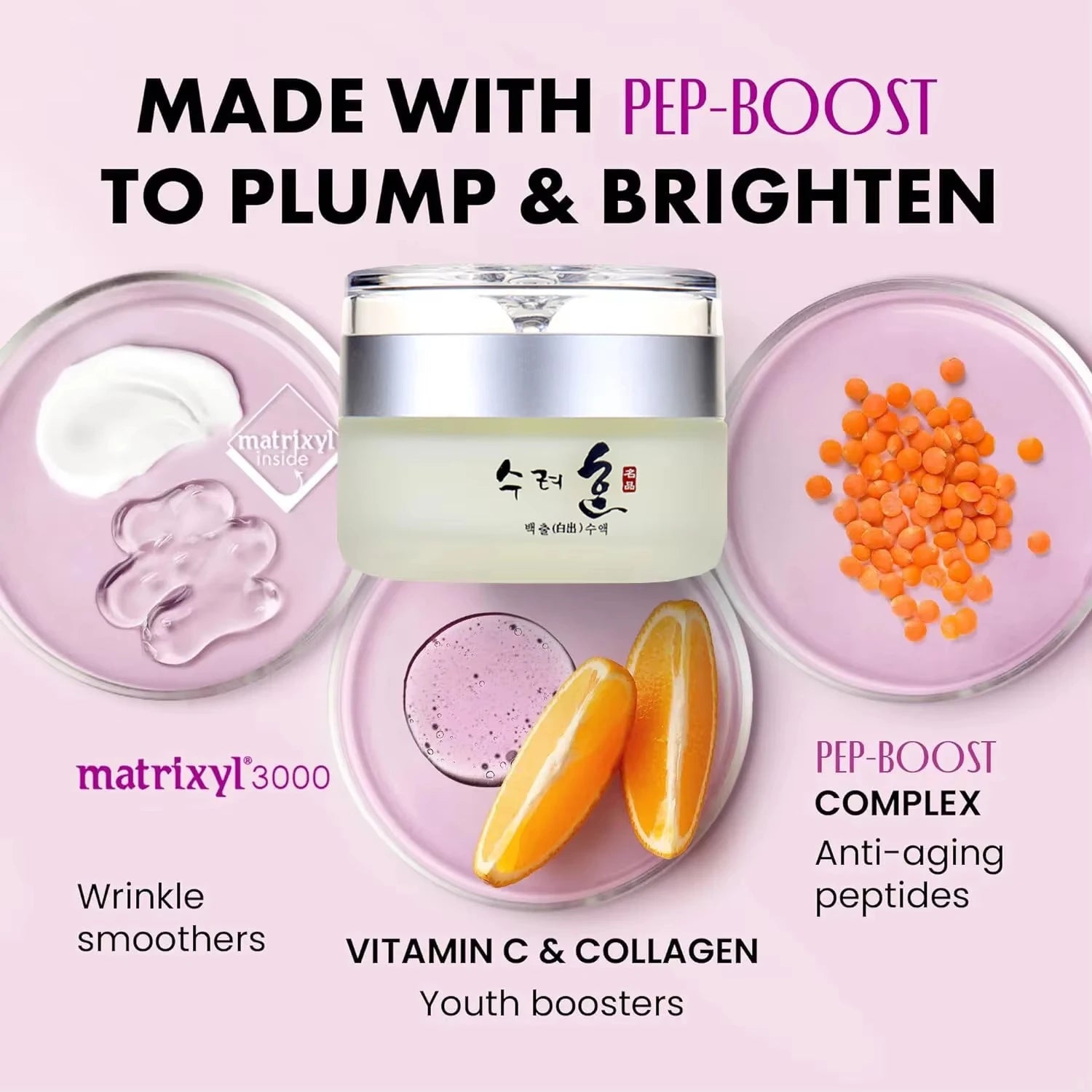 50g Collagen Firming Korean Skincare Cream: Deep Hydration