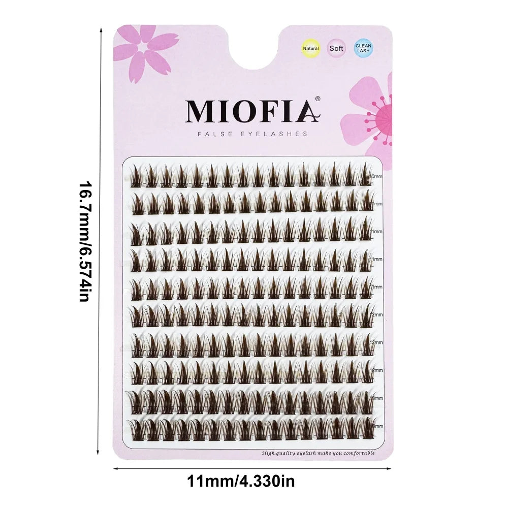 10 row anime lashes Cosplay lash natural wispy  Natural Mink Eyelashes