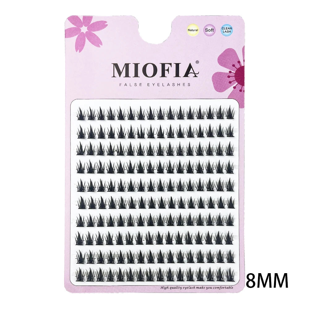 160 Bunches Eyelash Individual Eyelash Cluster Natural Eyelash Extension