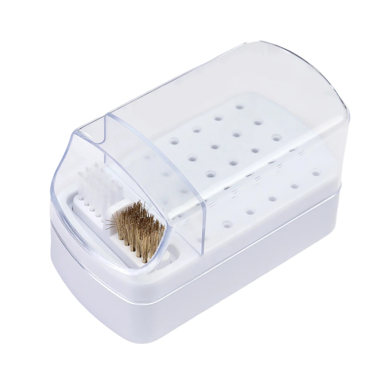 30 Holes Nail Polish Head Organizer Acrylic Portable Professional