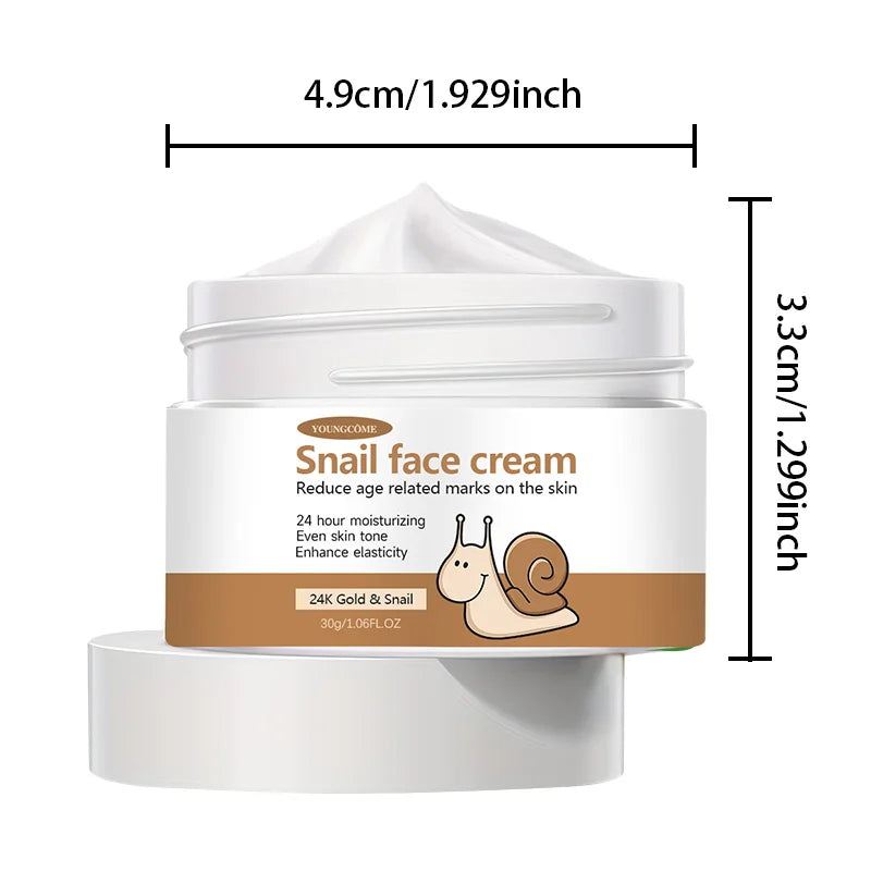 Korean Snail Essence Cream Collagen Anti Wrinkle Facial Skin Care Moisturizing