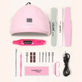 7-in-1Nail Art Tool Set With LED UV Nail Lamp