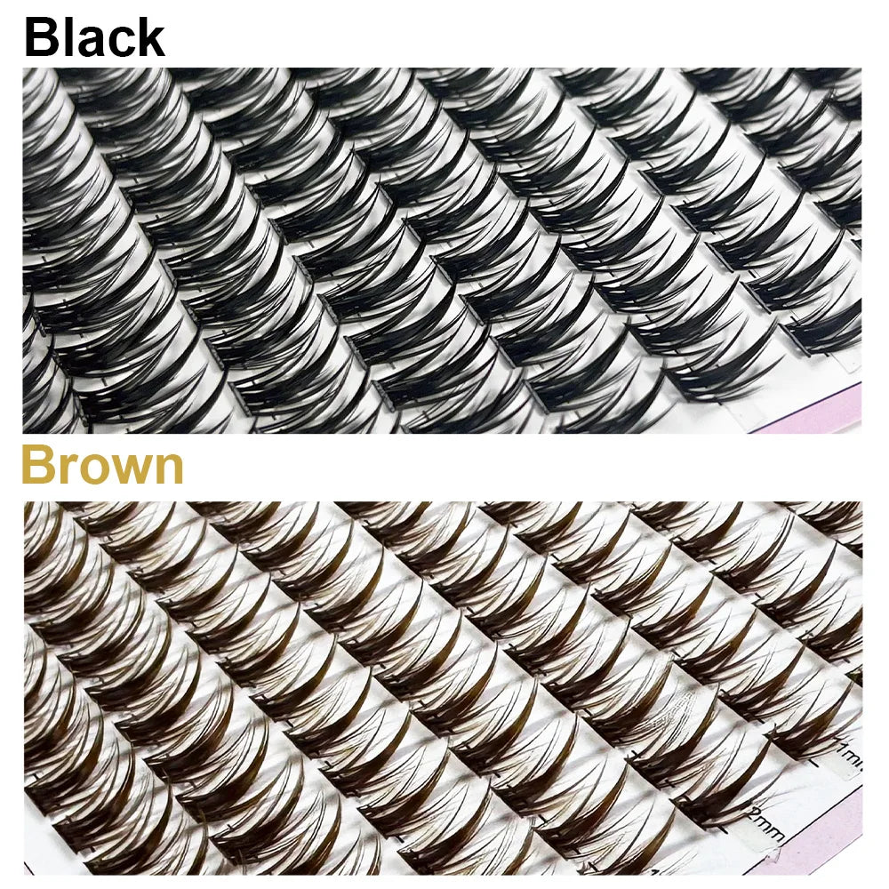10 row anime lashes Cosplay lash natural wispy  Natural Mink Eyelashes